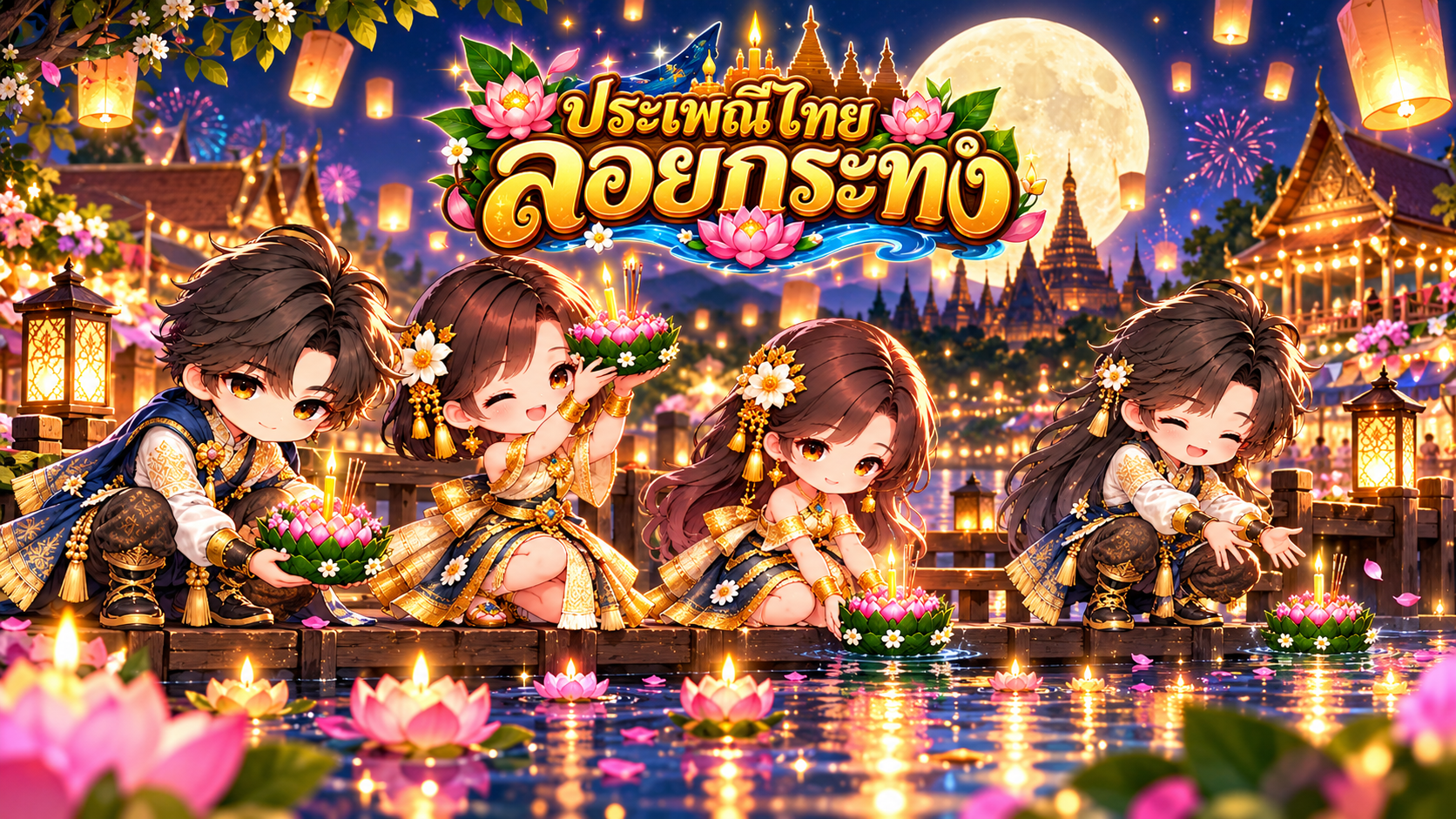 ประเพณีไทย ลอยกระทง
